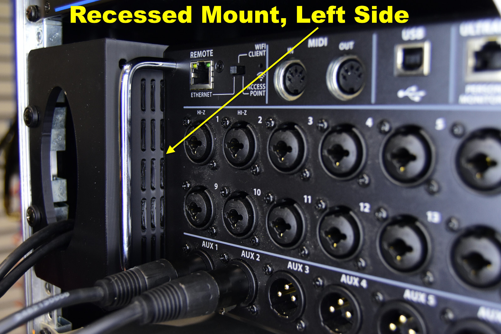 Improved - Rack Ears - Behringer XR16 XR18 SD16 & Midas MR16 MR18 Digital Mixers