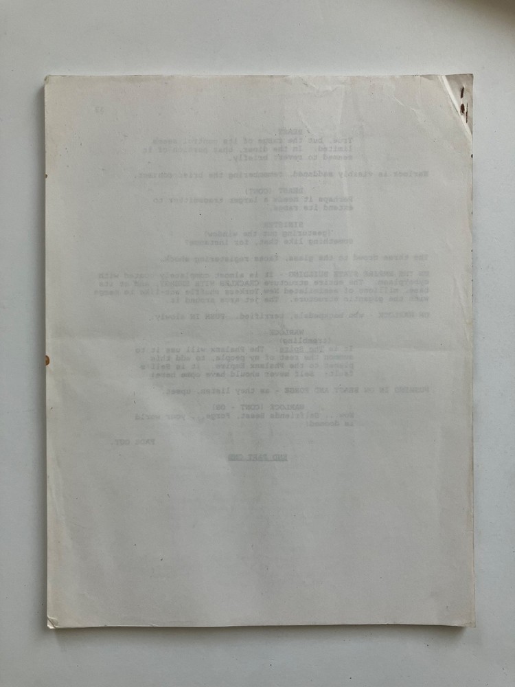 X-MEN AUTHENTIC 1st DRAFT SCRIPTS 'PHALANX COVENANT' Pts 1 & 2 + STUDIO TOPSHEET