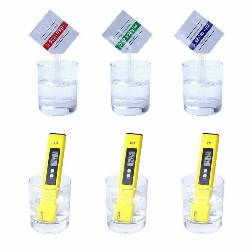 15 PC PH BUFFER SOLUTION POWDER PRECISE CALIBRATION - pH 4.01 / 6.86 / 9.18 USh3