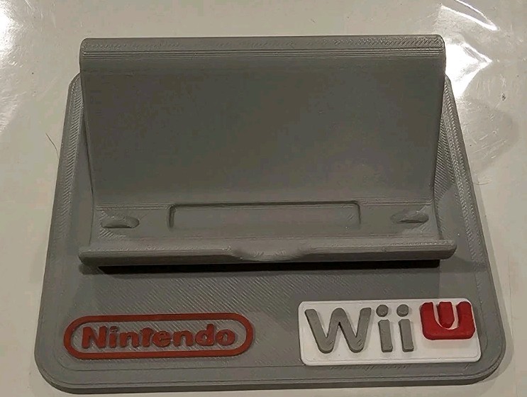 3D Printed Nintendo Wii U Game Pad Controller Display Stand