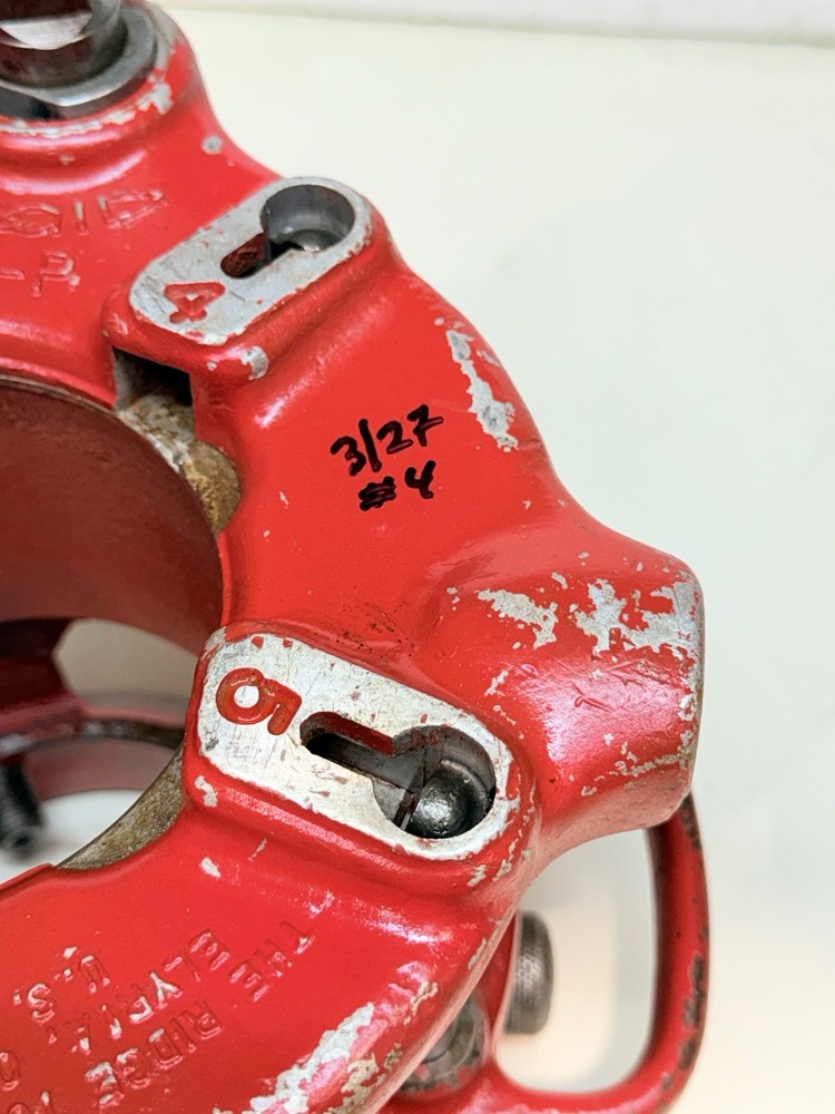 RIDGID 4P POWER THREADING/ GEARED PIPE THREADER 2-1/2" - 4" #4