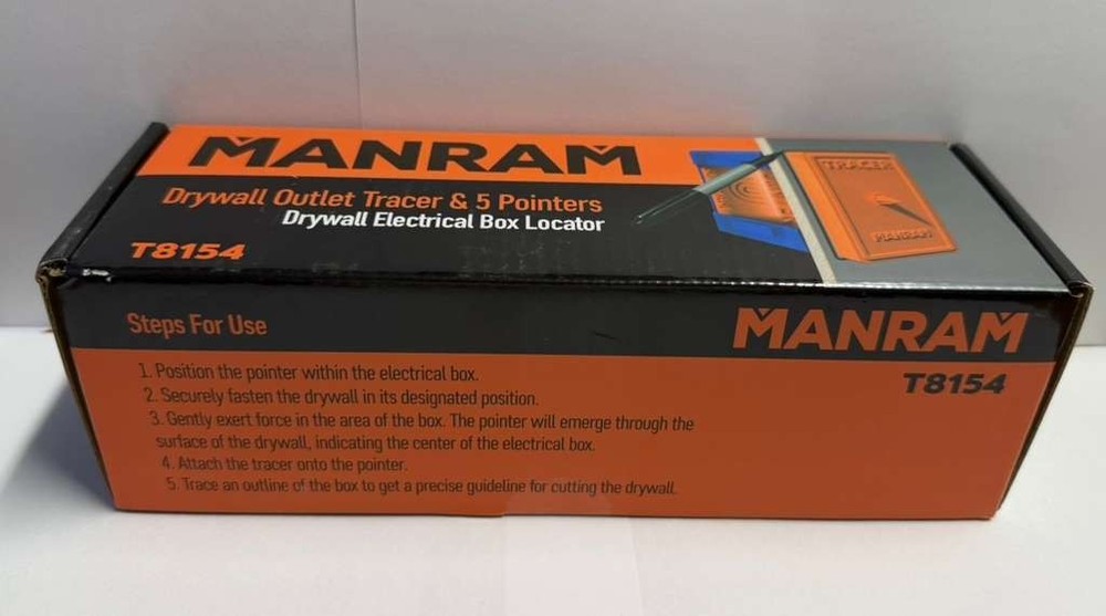 Drywall Outlet Marker with Tracer (5 Pack Pointer) ++- ++