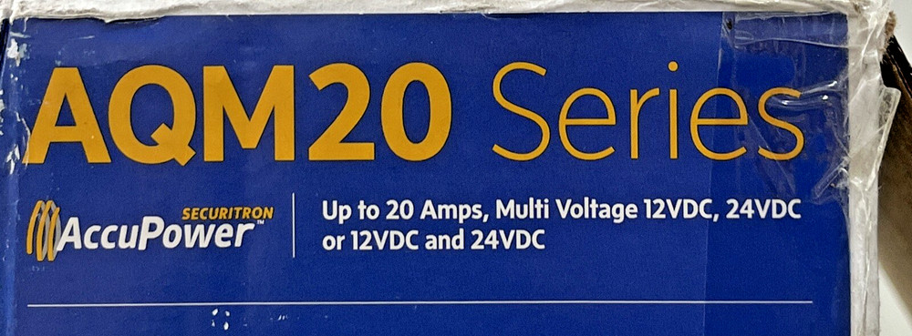 Securitron AQM20-16F Power Supply – 20A Access Control PSU