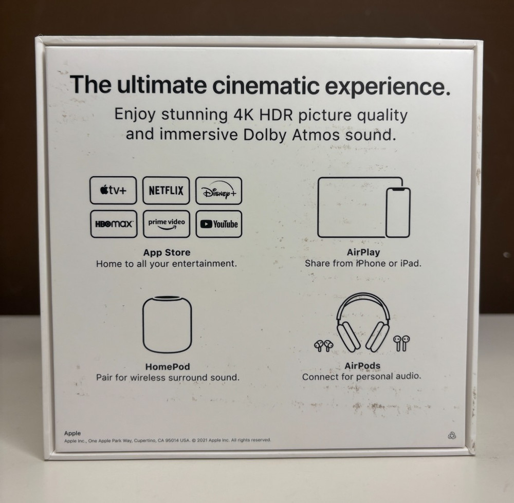 Apple TV - EMPTY BOX only - Apple TV4K