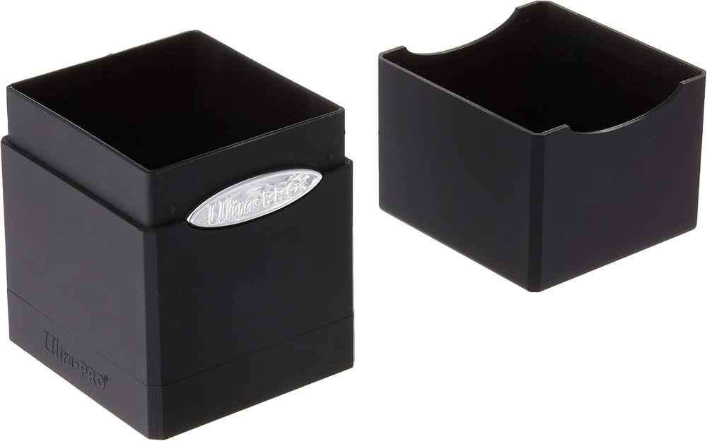Satin Tower Deck Box | Black | 1-Pack