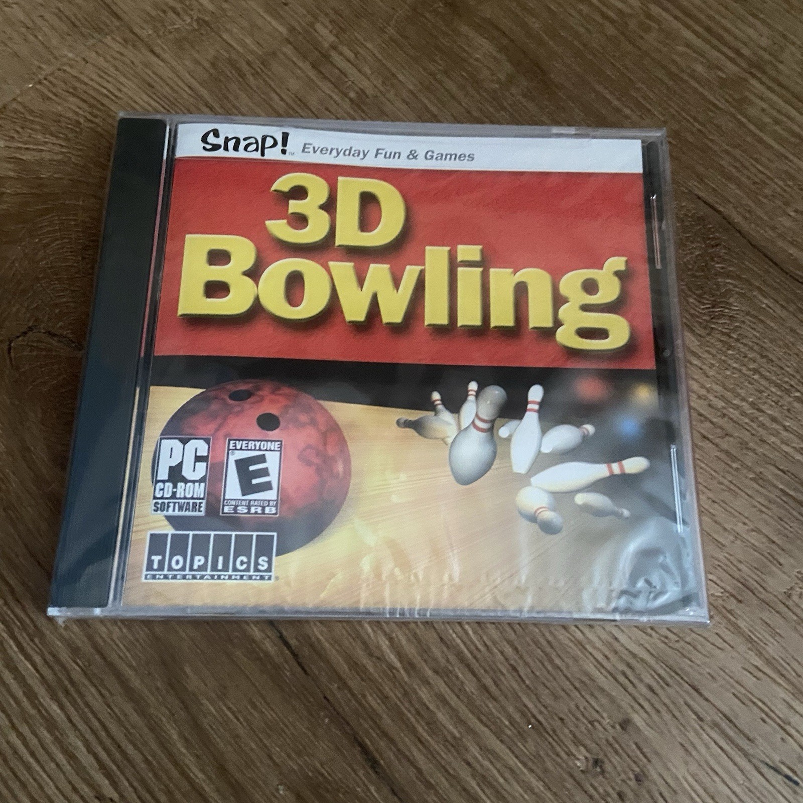 New Sealed Snap! Strike 3D Bowling PC by Topics Entertainment CD-ROM Video Game