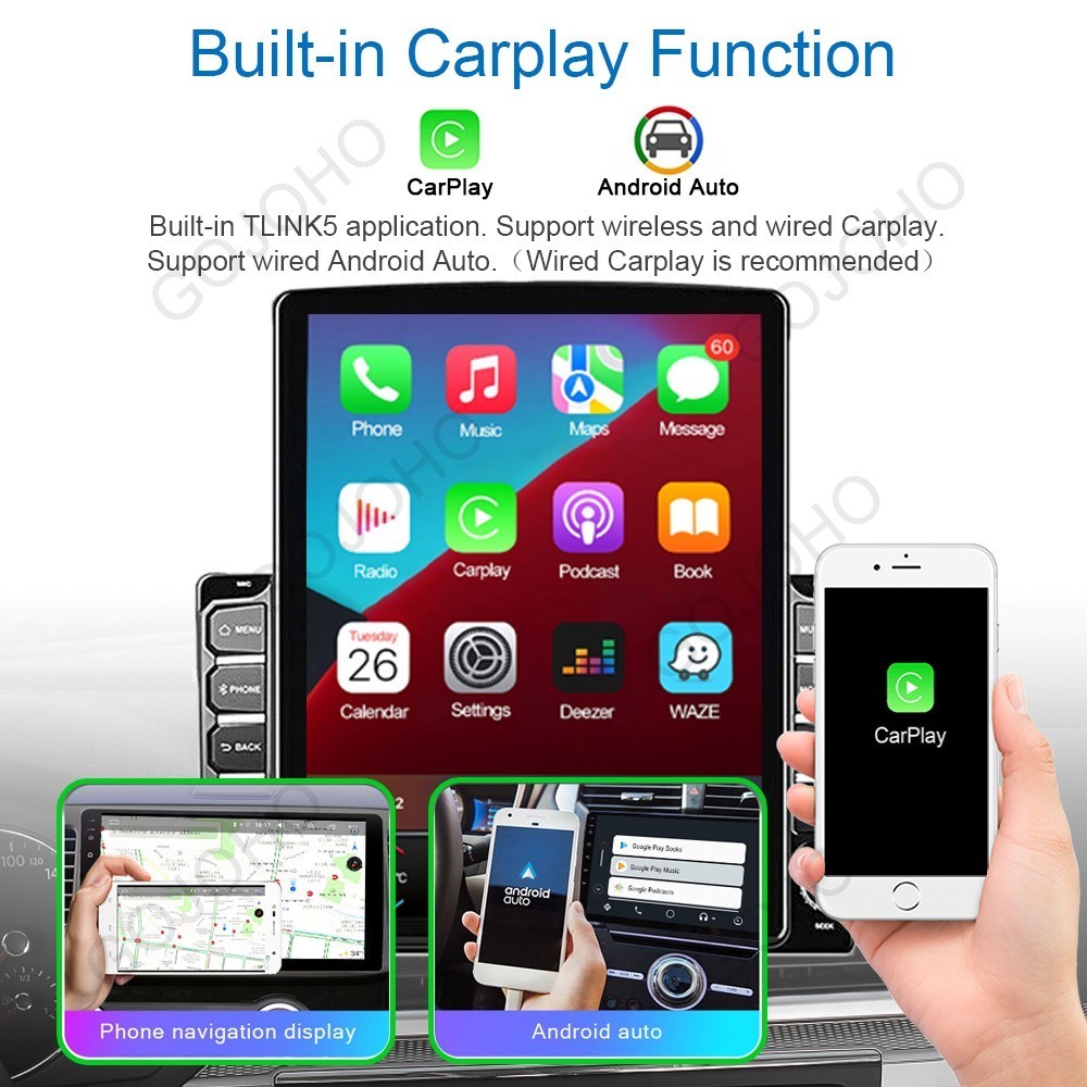 64G Apple Carplay For Toyota CHR 2016-2019 Android 13 Car Stereo Radio Navi Wifi