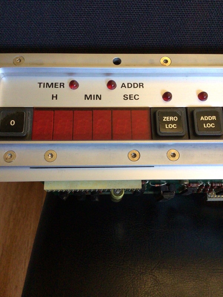 Studer A-800 Reel 2” Tape Machine TIMER ASS-LY / ADDRESS LOCATOR / SPEED CONTROL