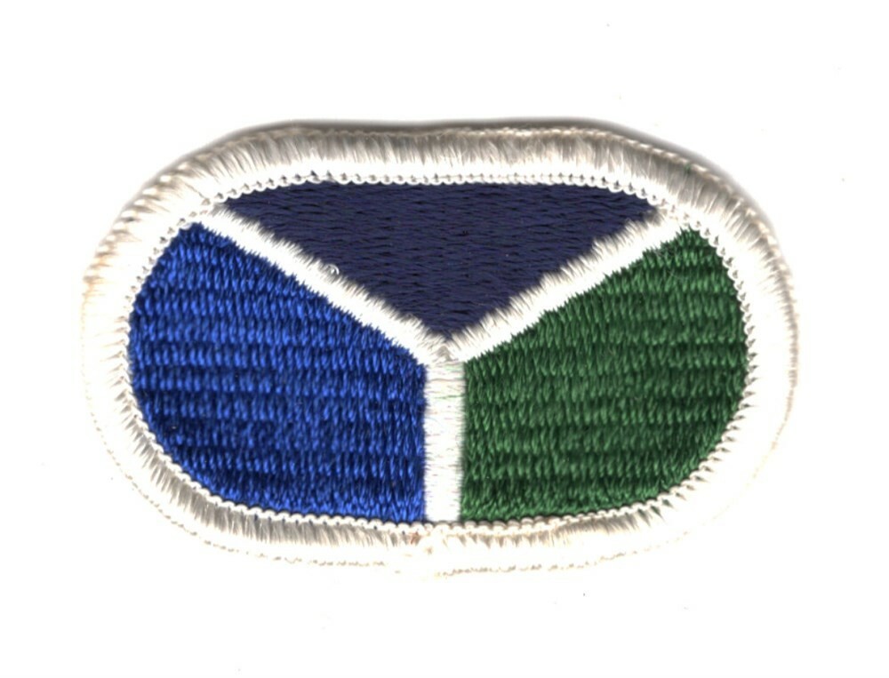 Army Airborne Oval Patch: Special Operations Command Atlantic - merrowed