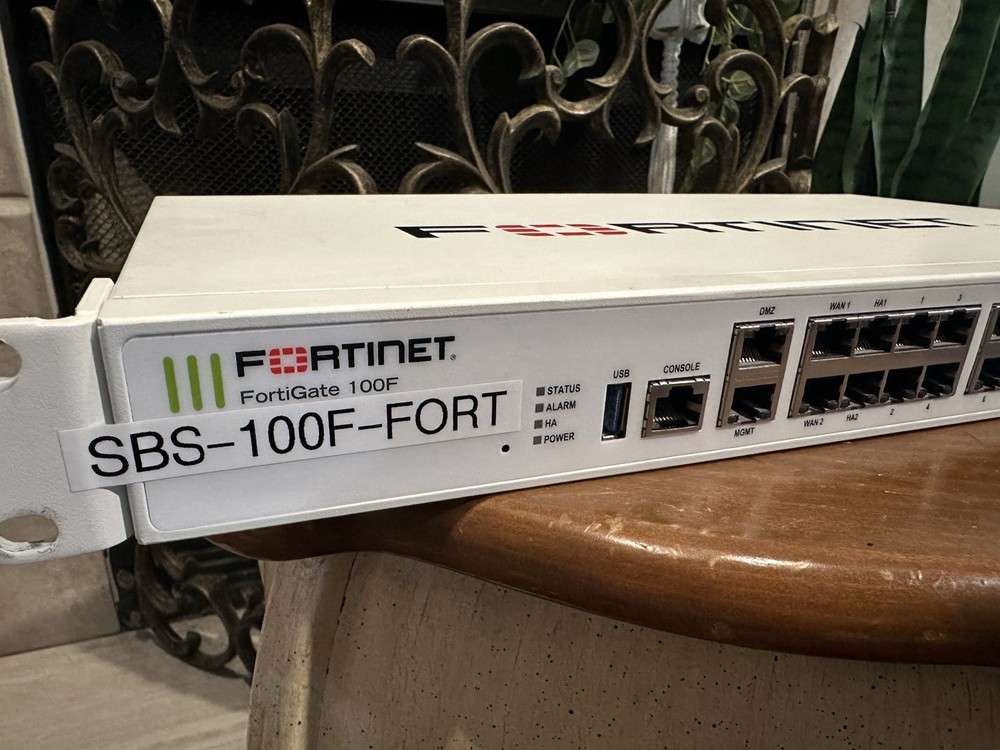 Fortinet FortiGate 100F Network Security Firewall - FG-100F - UNREGISTERED - USA