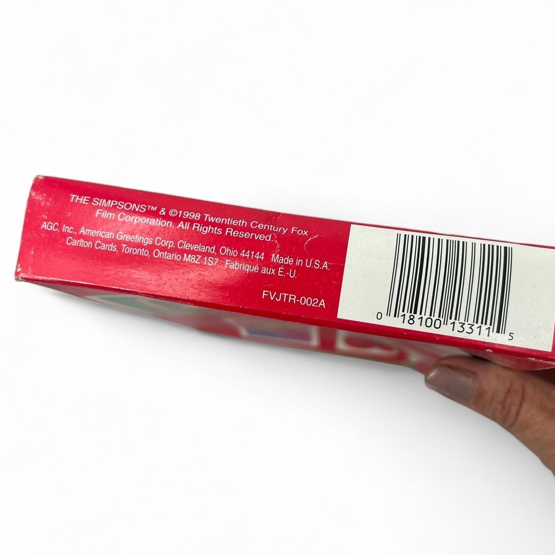 Valentines Day Cards New Vintage 1990's The Simpsons Bart 34 Cards + Envelopes