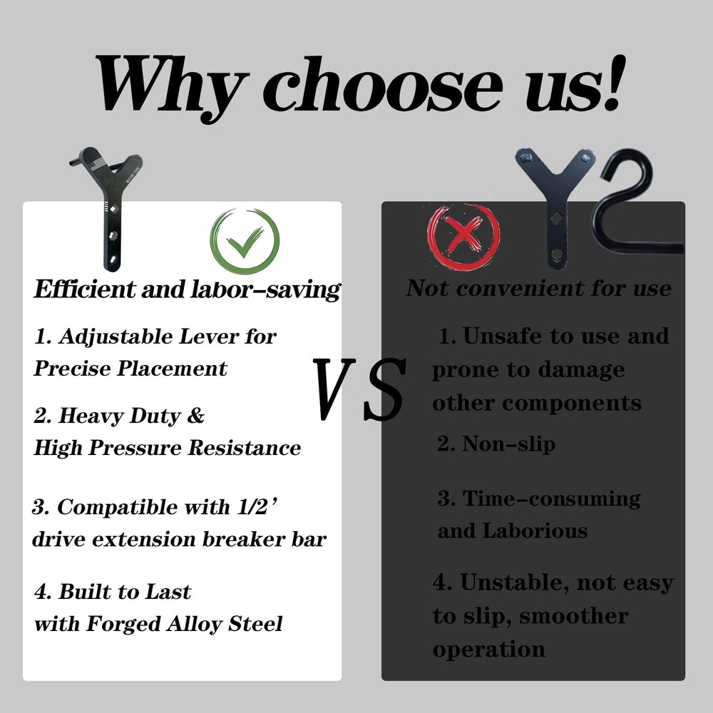 Lower Control Arm Prying Tool, Control Arm Bushing Tool for Front-Wheel Drive...