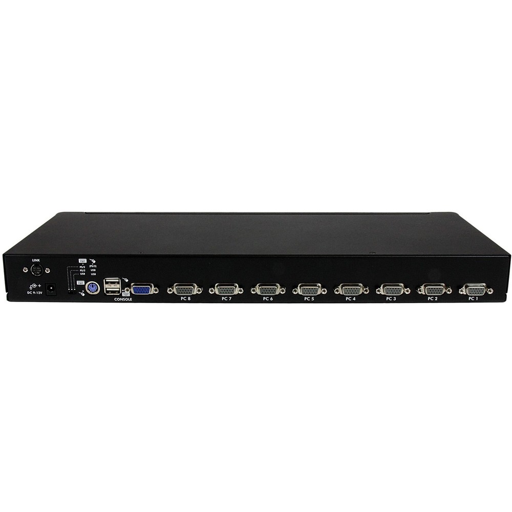StarTech.com 8 Port VGA KVM Switch - 1U Rack Mount - USB PS/2 KVM Switch with