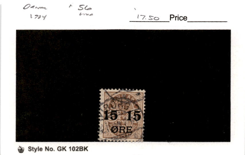 Denmark, Postage Stamp, #56 Used, 1904 (AD)