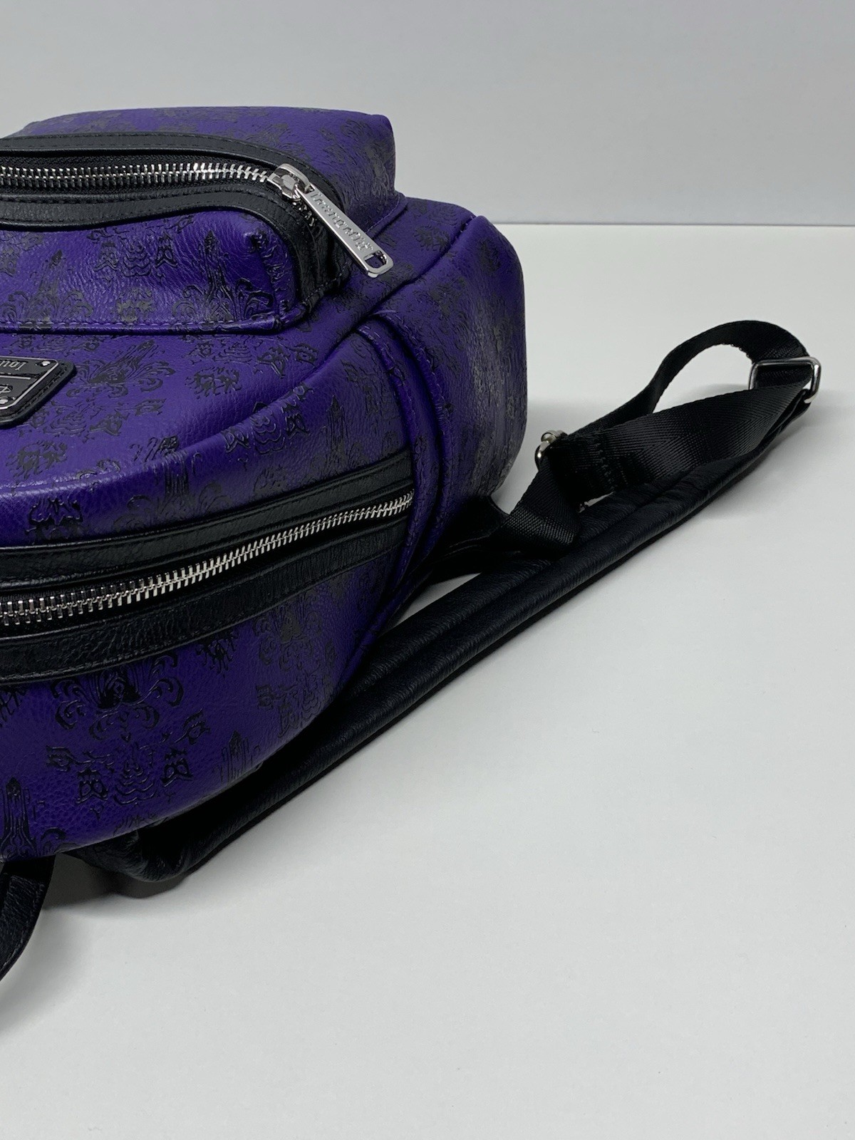 Rare Loungefly Disney Haunted Mansion Purple Backpack Amazing Condition