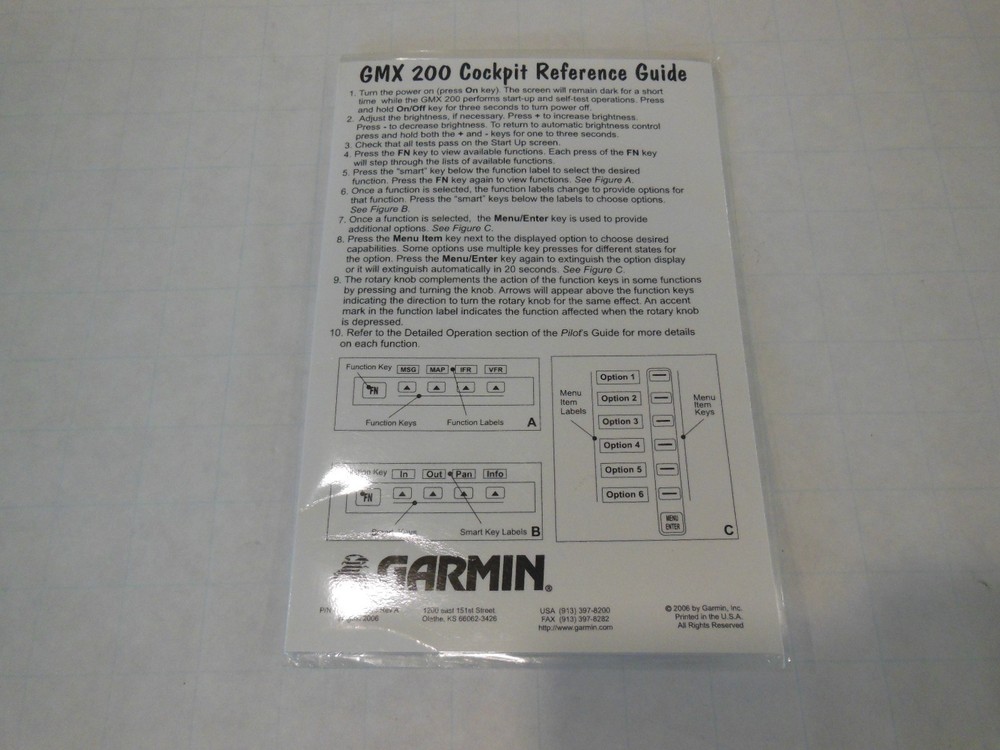 Garmin GMX 200 Pilot Guide