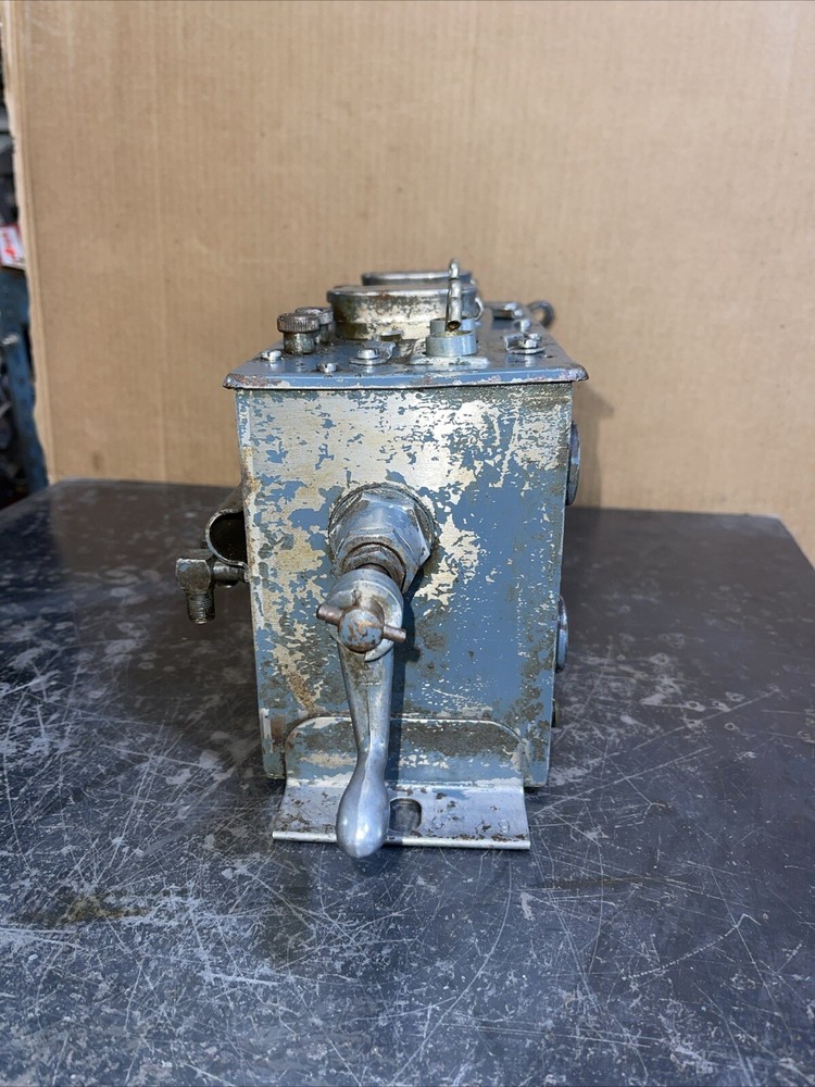 Madison Kipp Model 50 Sight 4 Feed Ratchet Oiler Lubricator Machine Engine