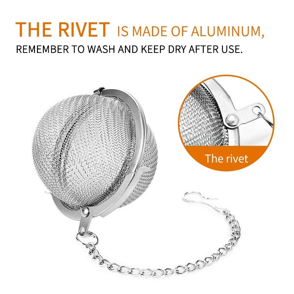 Tea Infuser 2 Pack Stainless Steel Mesh Tea Ball Strainer