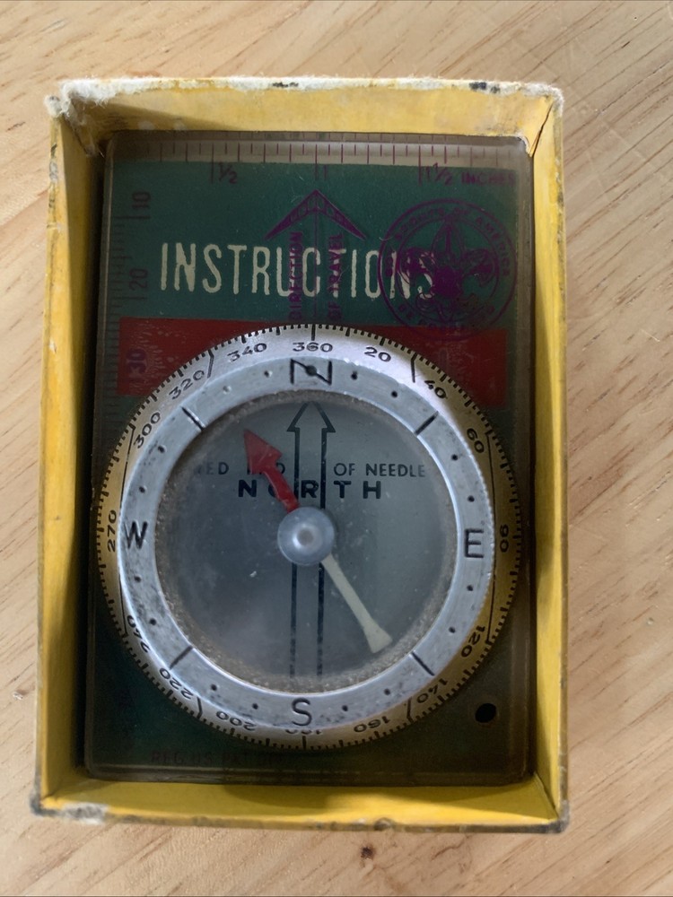 Vintage Silva system compass w original box and instructions.