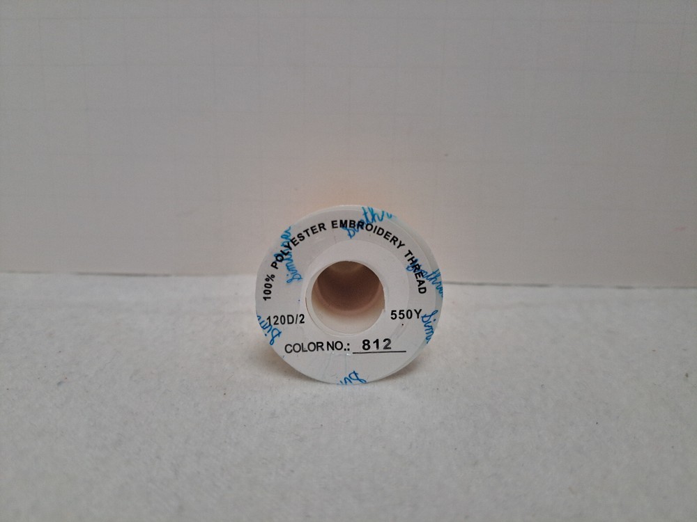 Simthread Embroidery Thread (5500 Yards) - Cream Yellow #812 (Sealed)