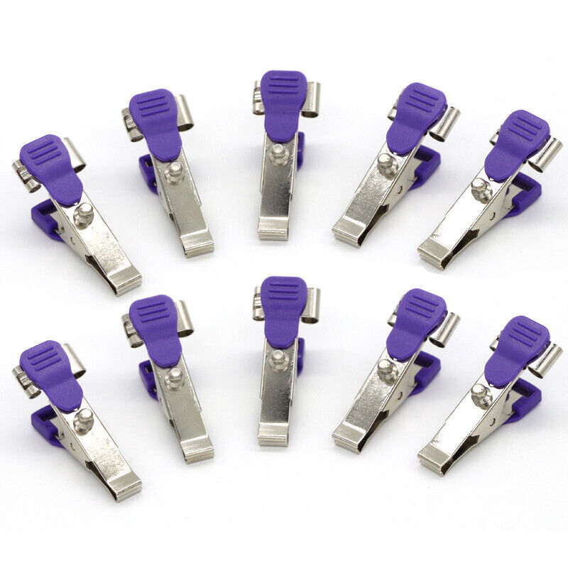 10Sets Veterinary/Pet ECG/EKG Alligator electrode Clips Multifunction ECG Clips