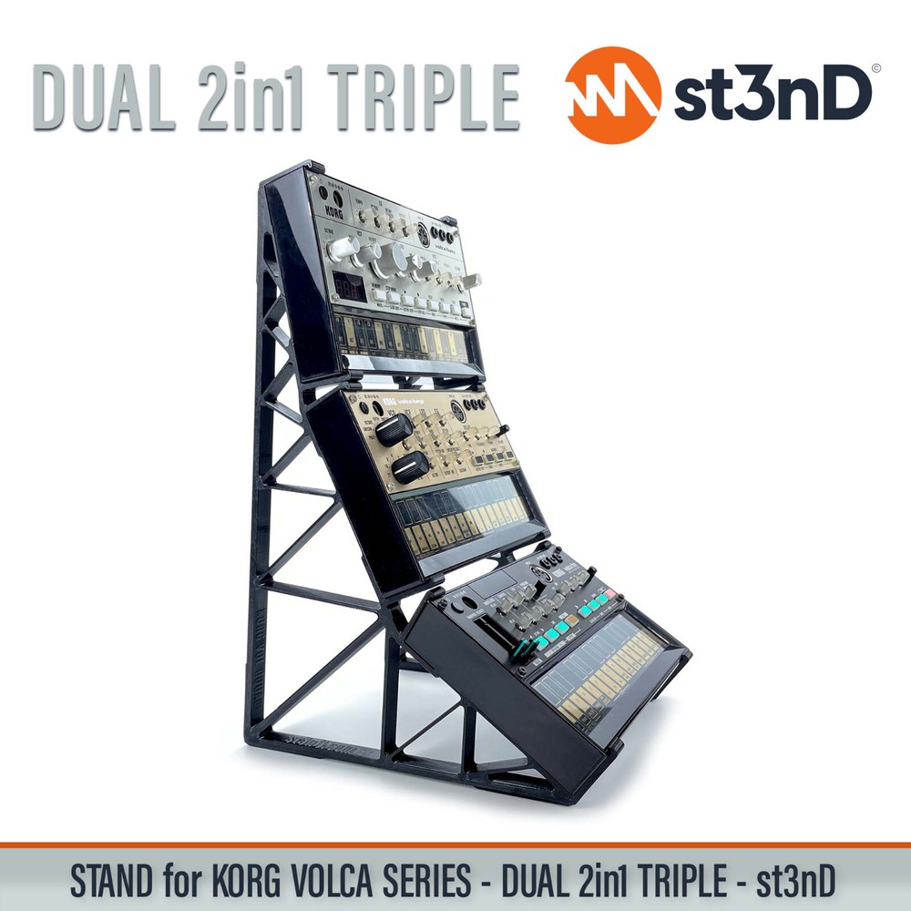 DUAL TRIPLE STAND for KORG VOLCA SERIES