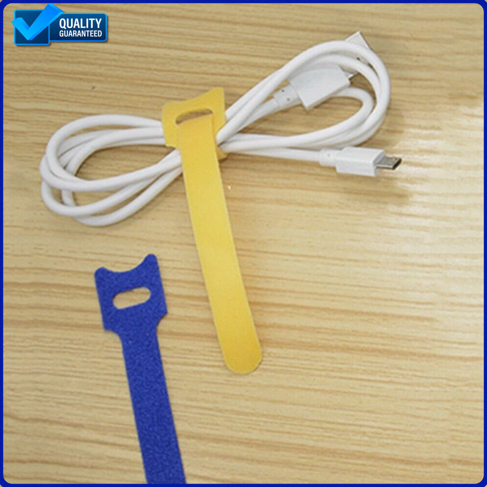 Hook and Loop Cable Ties Magic Cords Organiser Reusable Strap Tidy Grip