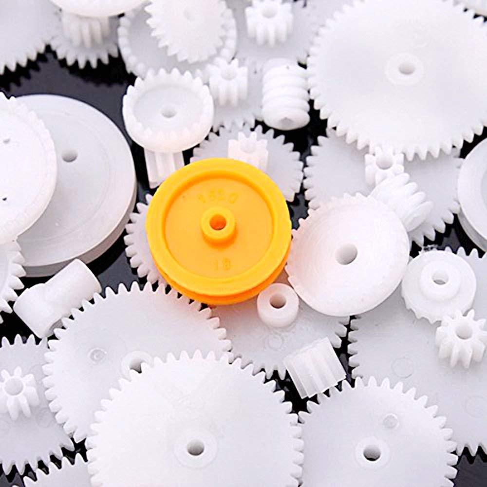75 Type Plastic Crown Gear Single Double Reduction Gear Worm Gear (Original )