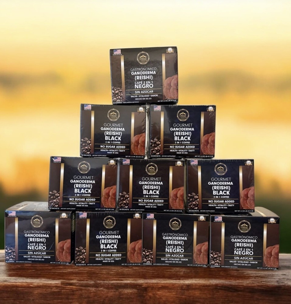 Black Coffee With Ganoderma Eternal  Loose Weight Easy. 50 Boxes Bundle.