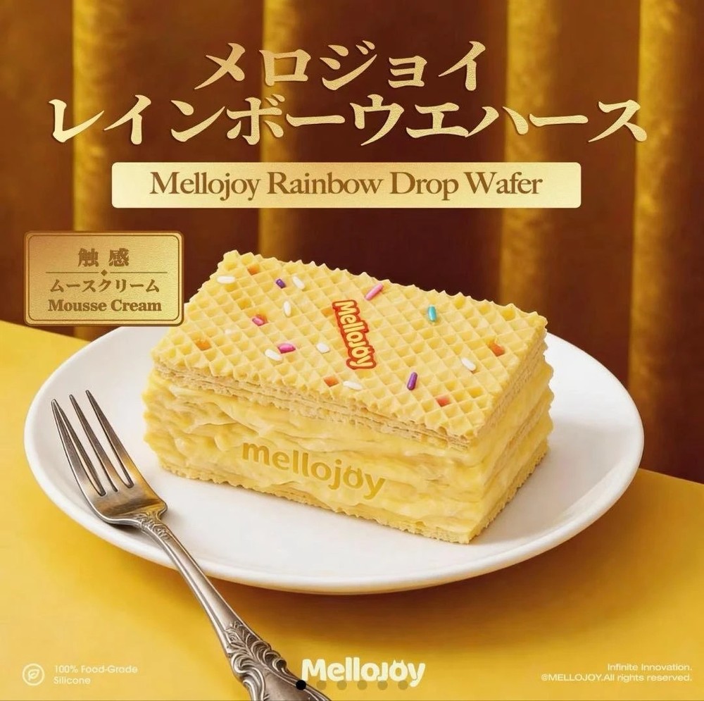 Mellojoy Rainbow Drop Wafer Mousse Cream NEW!
