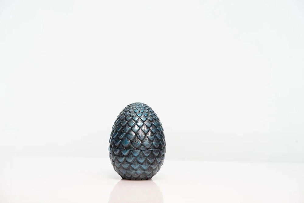 Dragon Egg Container - Blue