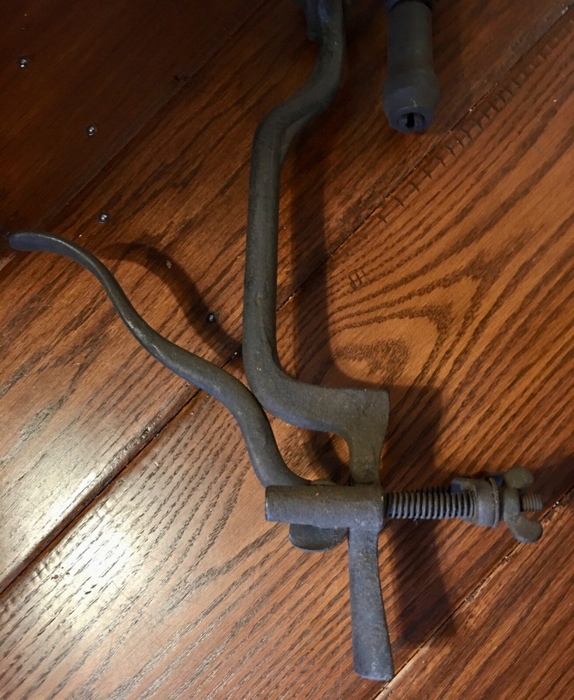 Rare Antique Hand Crank Drill Press