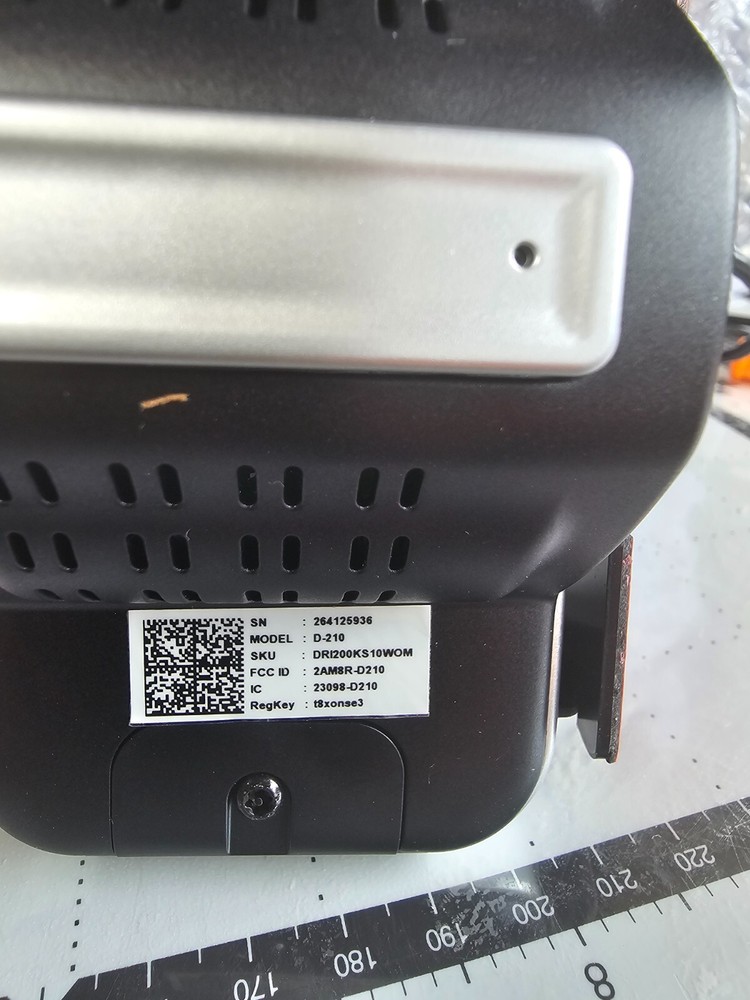 NETRADYNE DRIVER DASHBOARD DRIVER I DUAL FLEET DASHBOARD CAMERA AND MODULE D-210