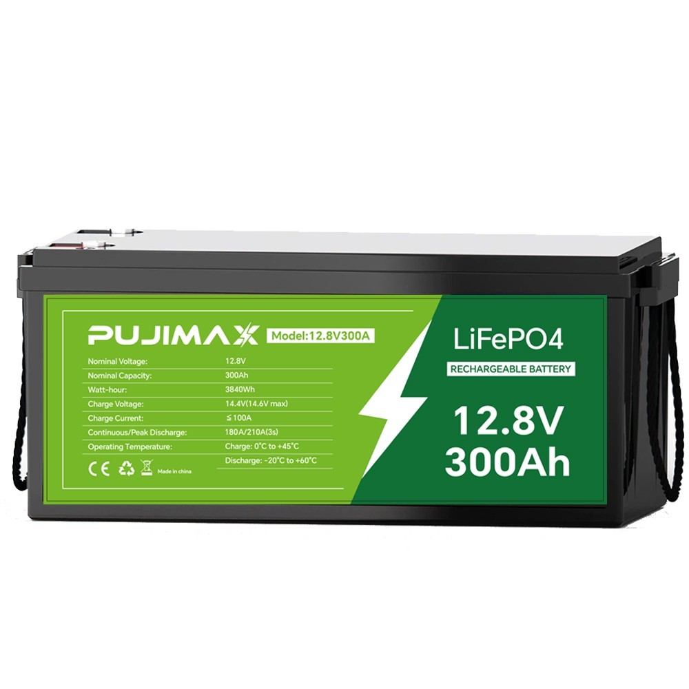 12V 300Ah LiFePO4 Lithium Iron Phosphate Battery 300Ah Built-in BMS for Solar RV