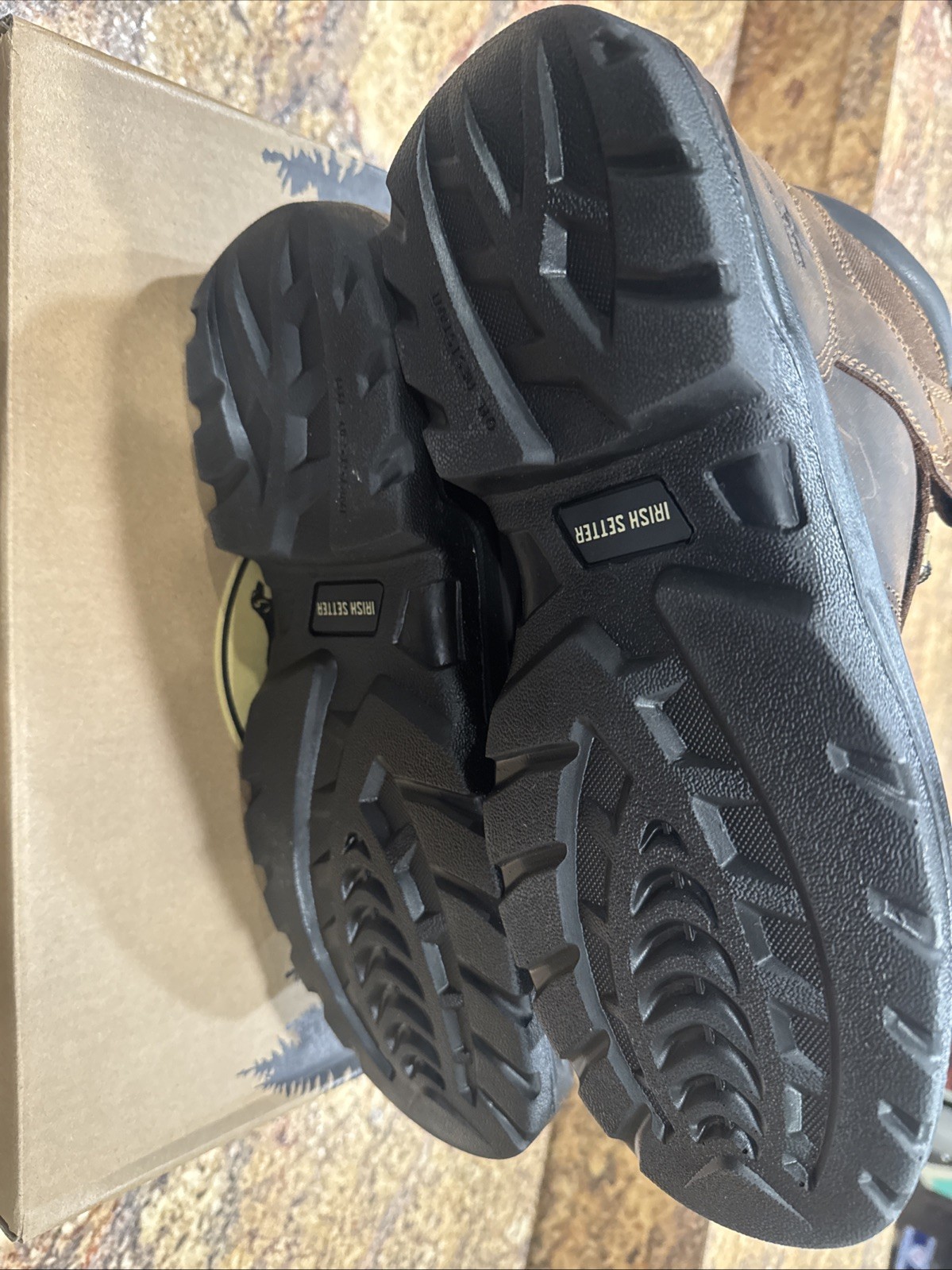 Irish Setter Ely 83607 Electrical Hazard Work Boots Brown 10 Wide