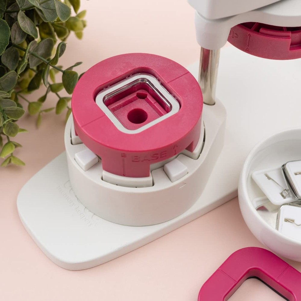 We R Memory Keepers Square Button Maker Insert for Custom Crafting Projects