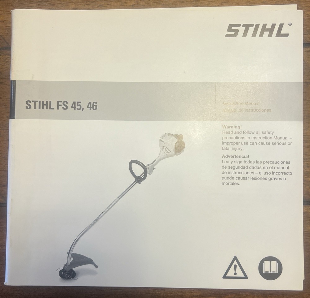 STIHL FS45 FS46 String Trimmer Owners Operators Manual Oem