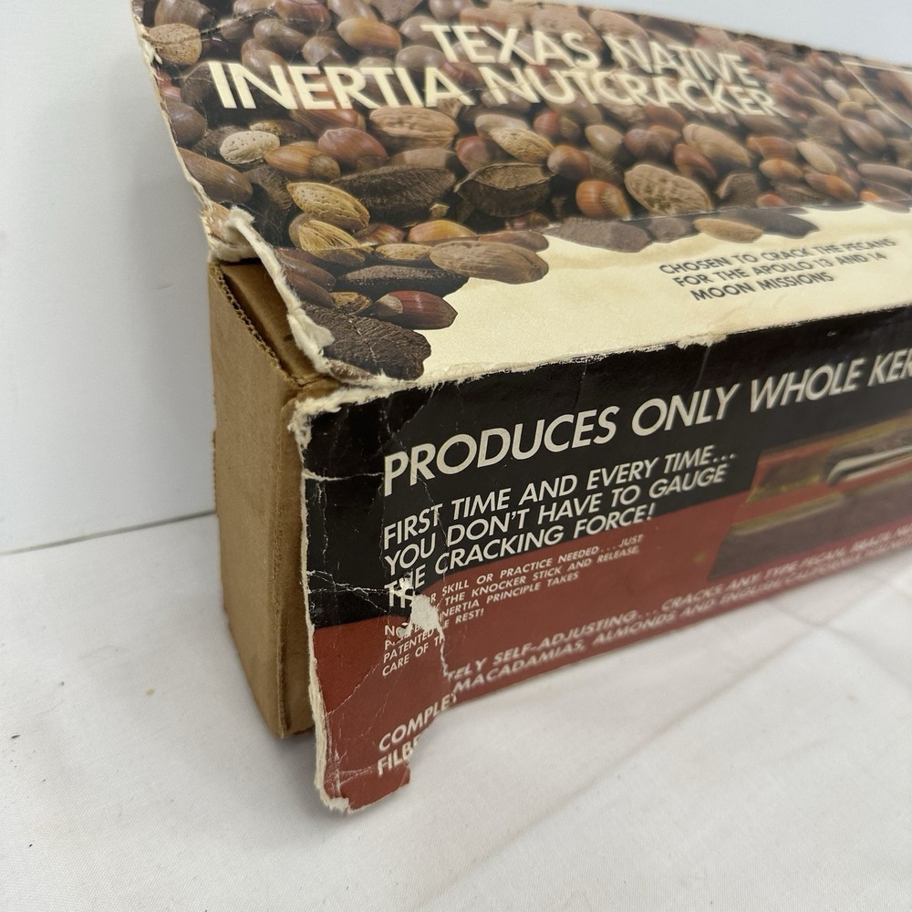 Vintage TEXAS NATIVE INERTIA NUTCRACKER MODEL #7141 Original Box & Instructions