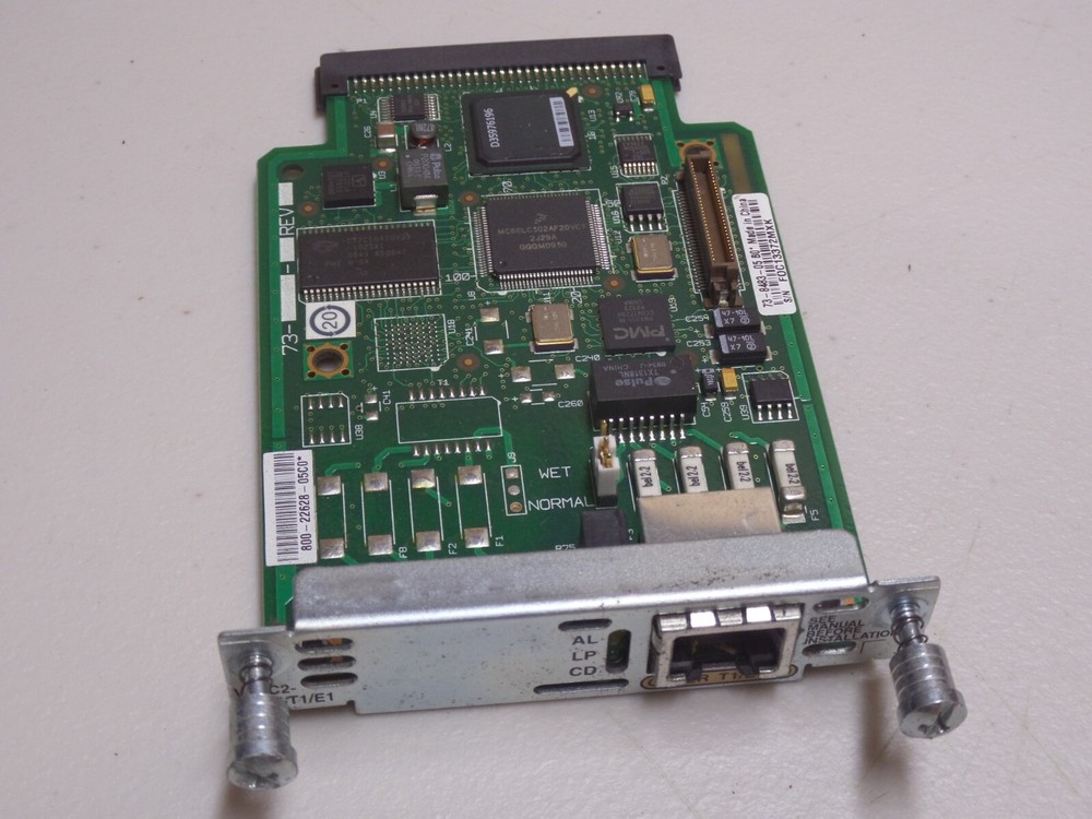 Cisco GENUINE VWIC2-1MFT-T1/E1 Trunk Voice Interface Card