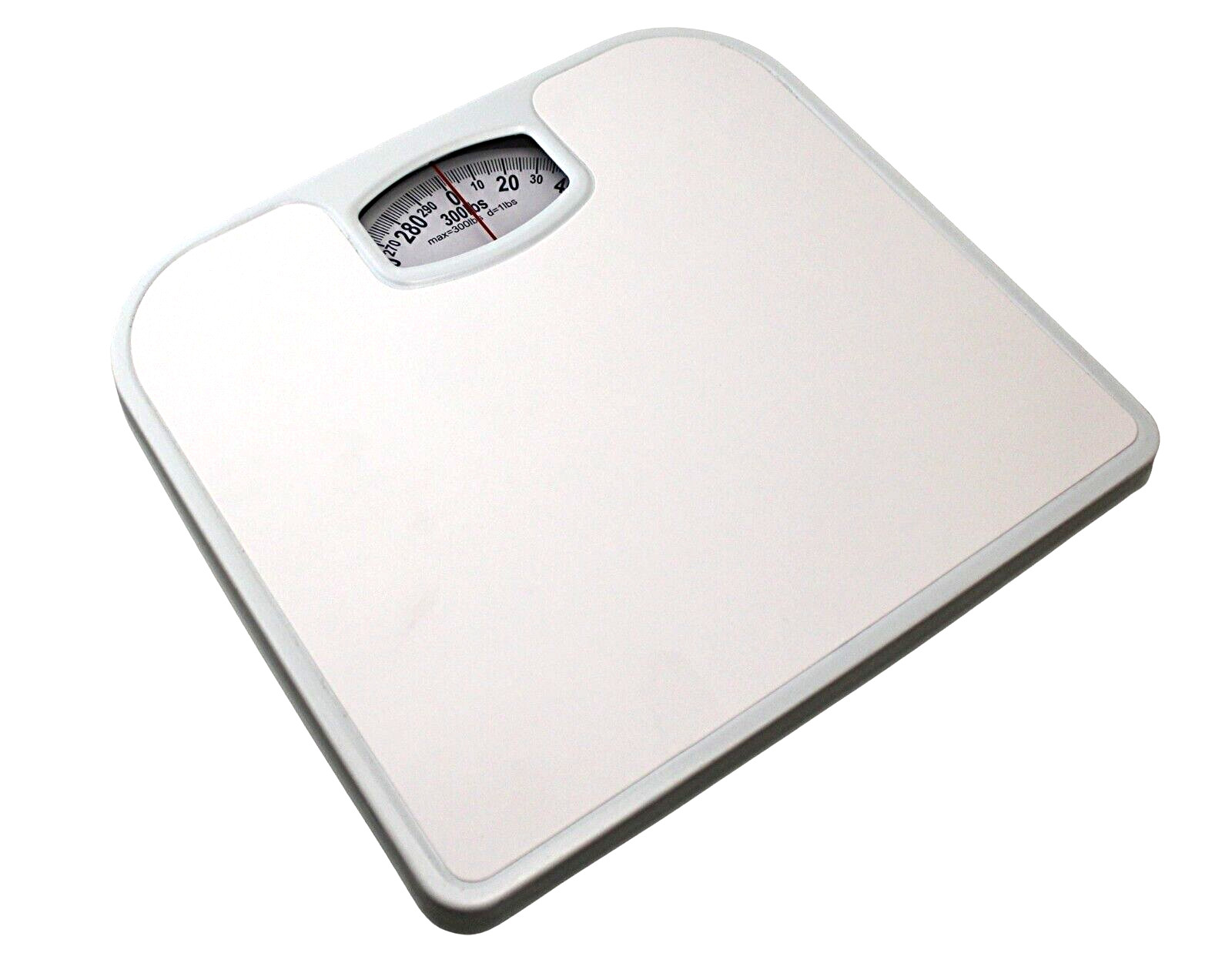 Mechanical Bathroom Scale – 300 lb Analogue Floor Scale, Easy Read Dial, Durable