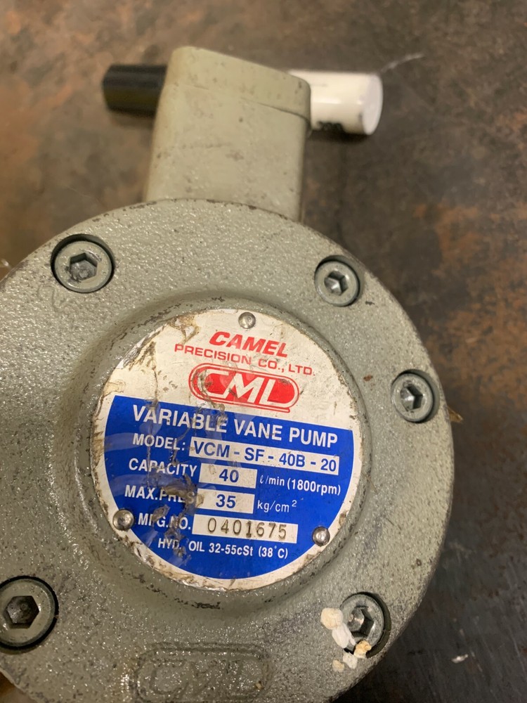 CAMEL #VCM-SF-40B-20 Variable Vane Pump