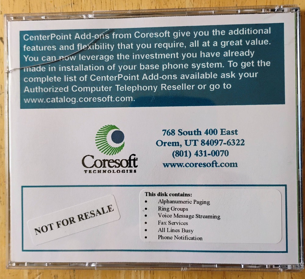 Coresoft Integrated Computer Telephony Solutions