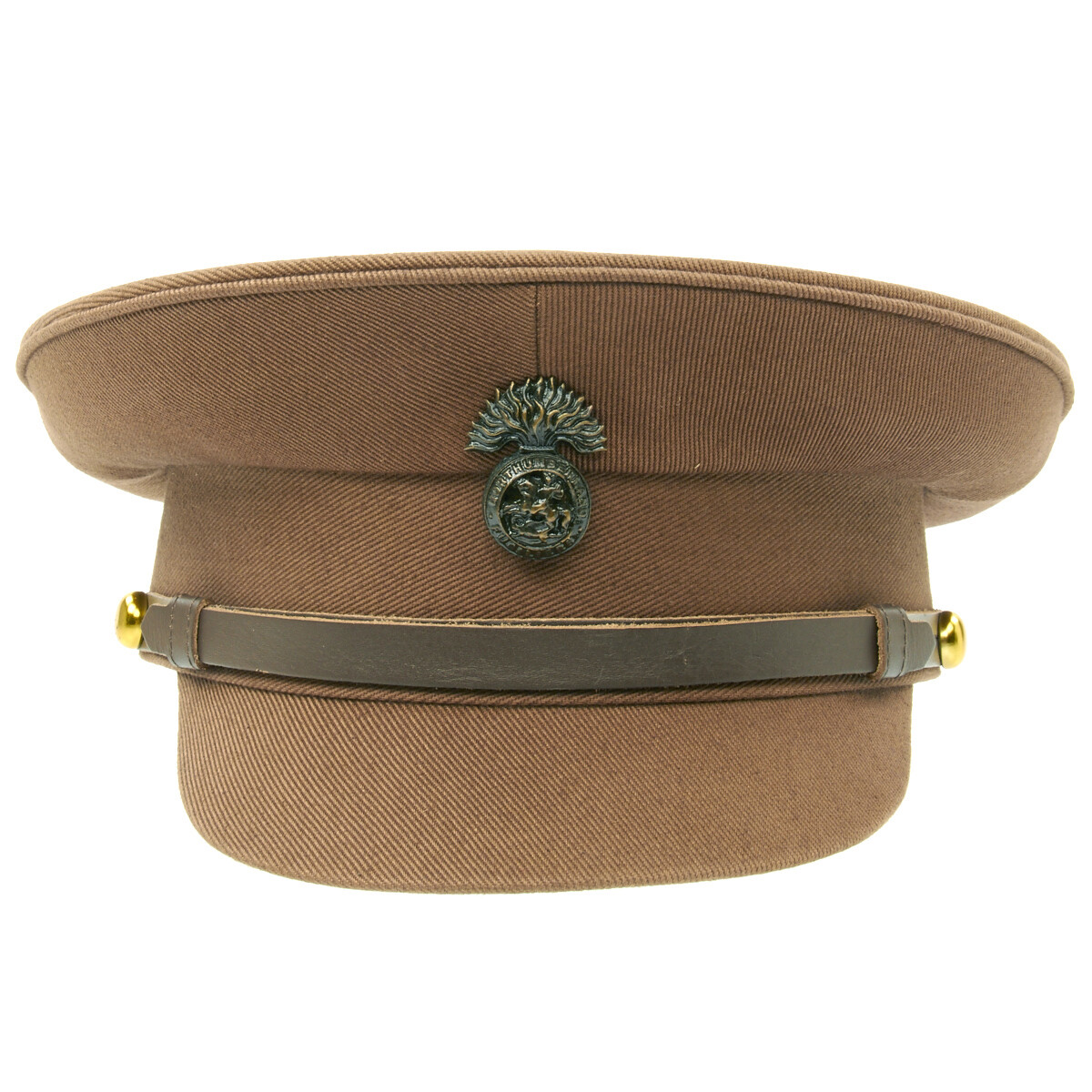 British WWI Officer Service Dress Peaked Cap- Size US 7 (56cm)