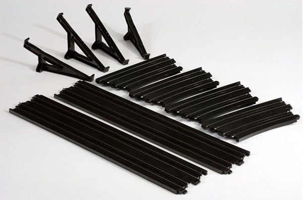 AFX Banked Curve 12" Radius HO Slot Car Track Sections - 70625