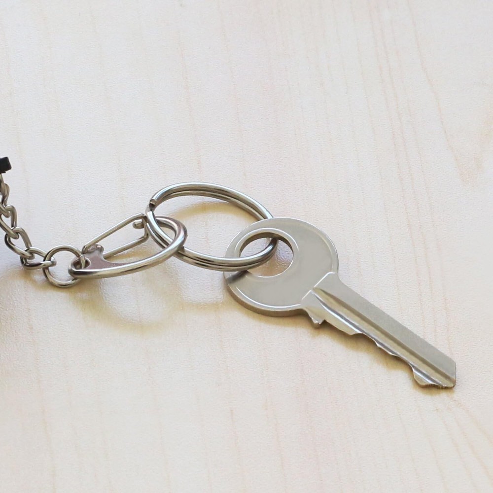 10 PCS Split Key Rings 1" (25mm) Secure Keychain Items Split Ring