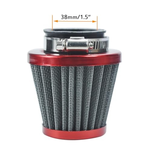 PZ22 Carburetor Carb Air filter Throttle Handle Grips Cable Kit for 110cc Red