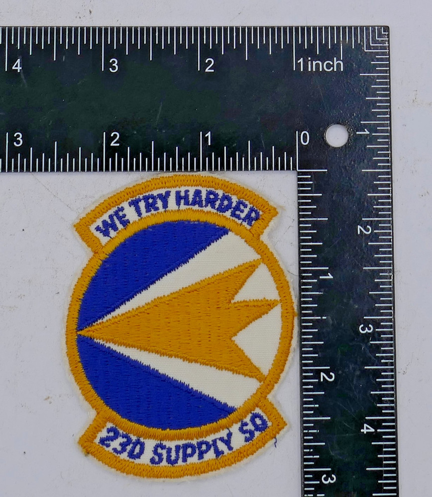 23rd Supply Squadron Color Patch Cut Edge England AFB LA
