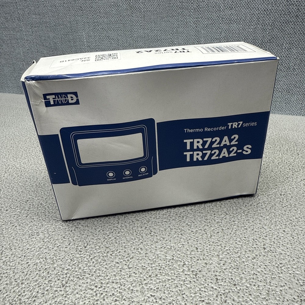 TandD TR72A2 Bluetooth & WIFi Humidity and Temperature Data Logger