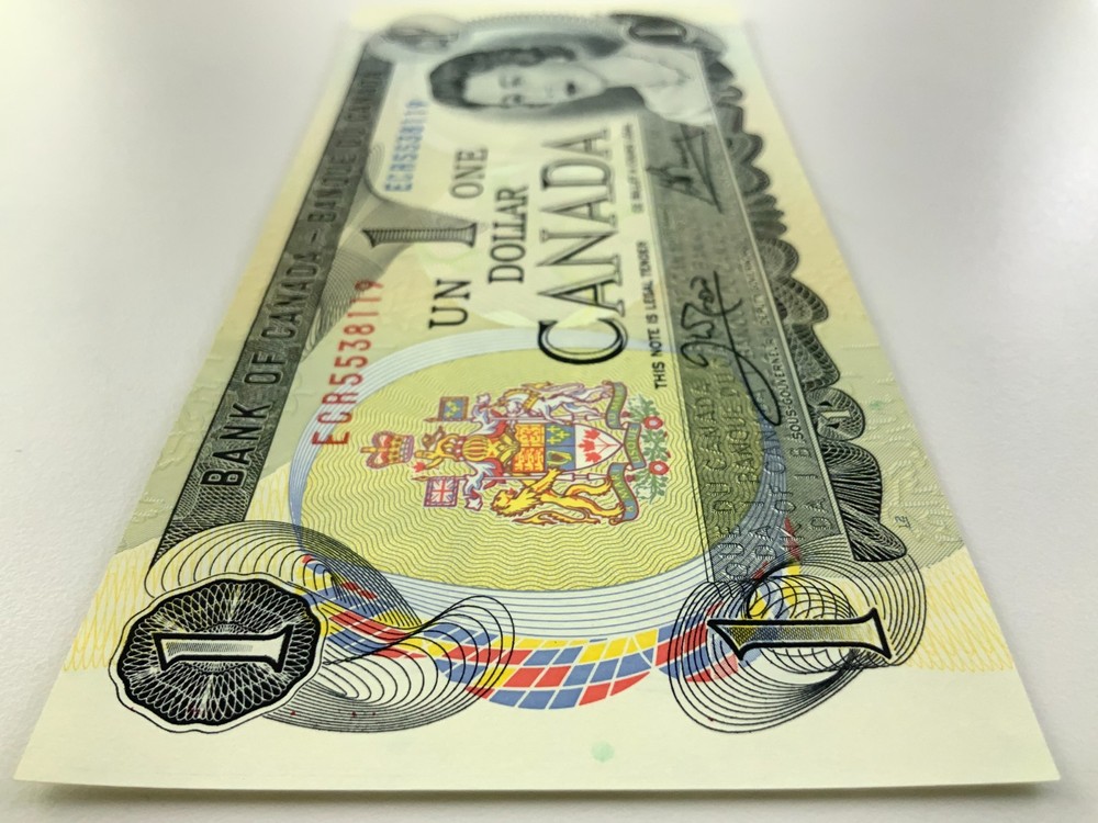 One 1973 Canada 1 Dollar Banknote Order Multiple for Consecutive II730