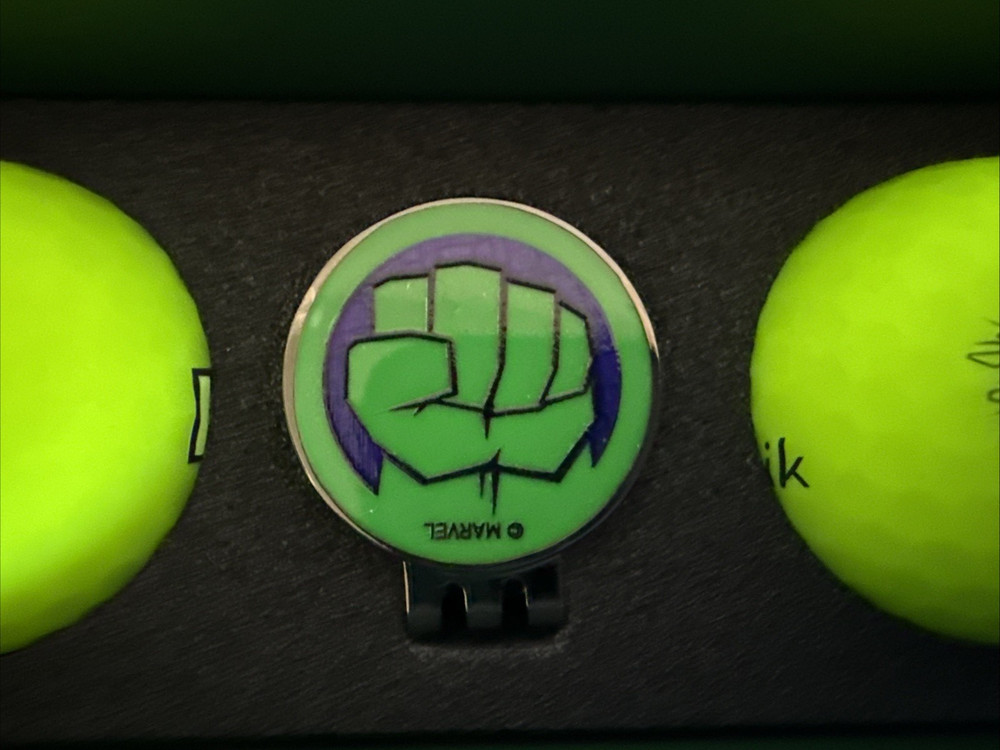 Volvik Vivid Soft Marvel Golf Balls Set Pack Green HULK